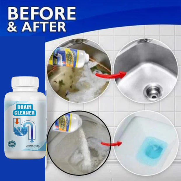 Powerful Drainage, Sinks & Pipes Blockage Removal Powder