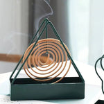TRIANGLE-SHAPED IRON MOSQUITO COIL HOLDER